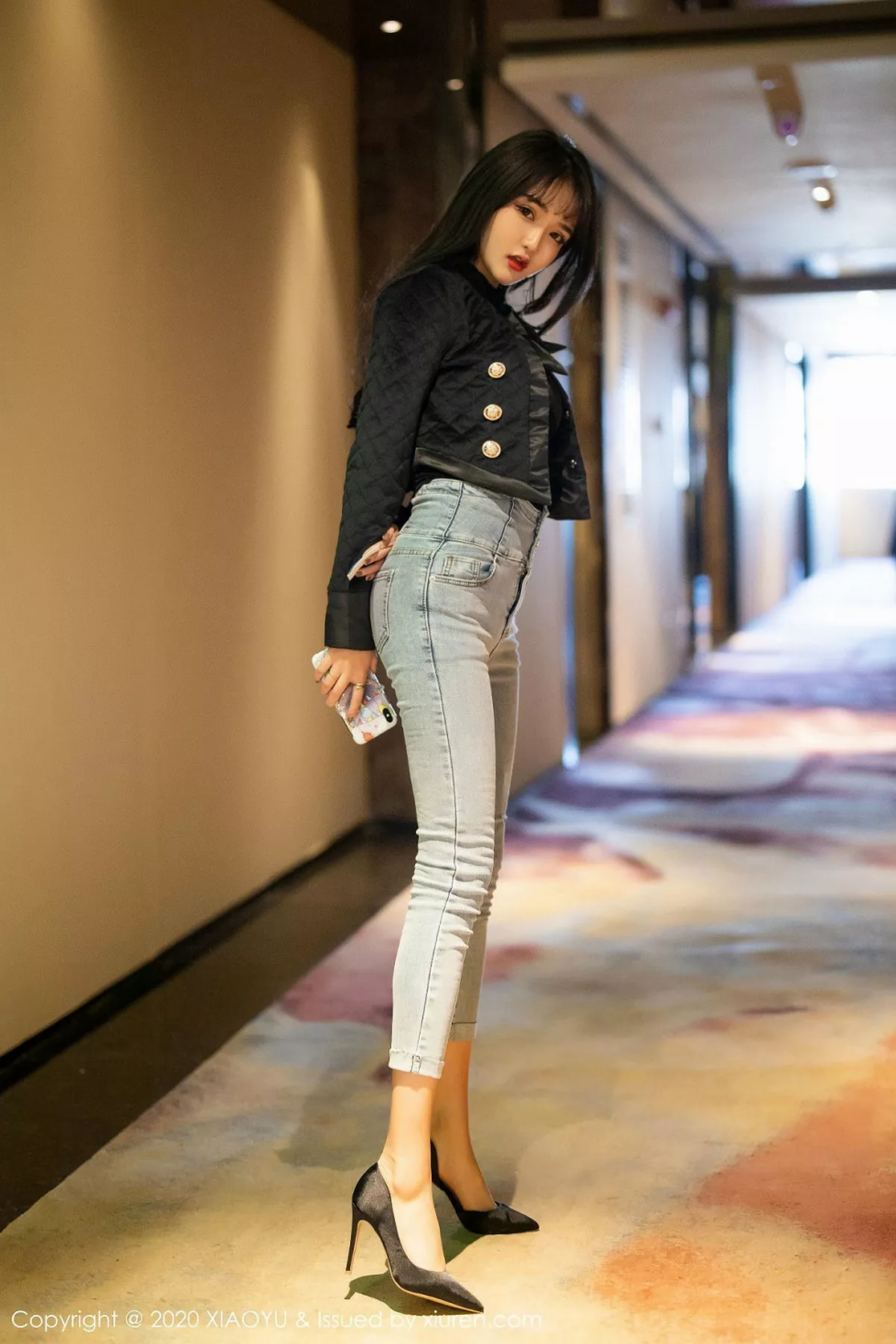 秀人集.com_[XiaoYu画语界]Vol.235_嫩模Miko酱吖私房床上性感黑色内衣秀火辣身材诱惑写真103P