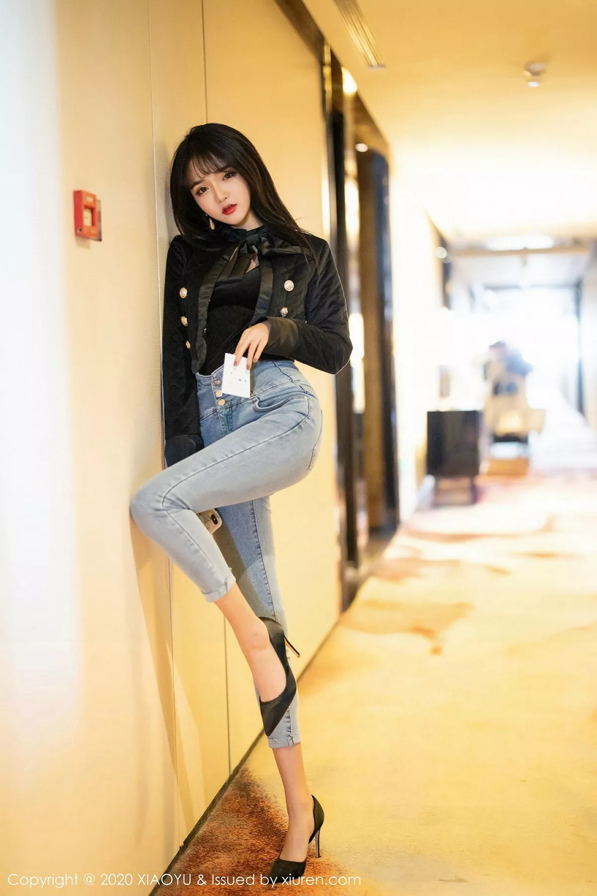 秀人集.com_[XiaoYu画语界]Vol.235_嫩模Miko酱吖私房床上性感黑色内衣秀火辣身材诱惑写真103P