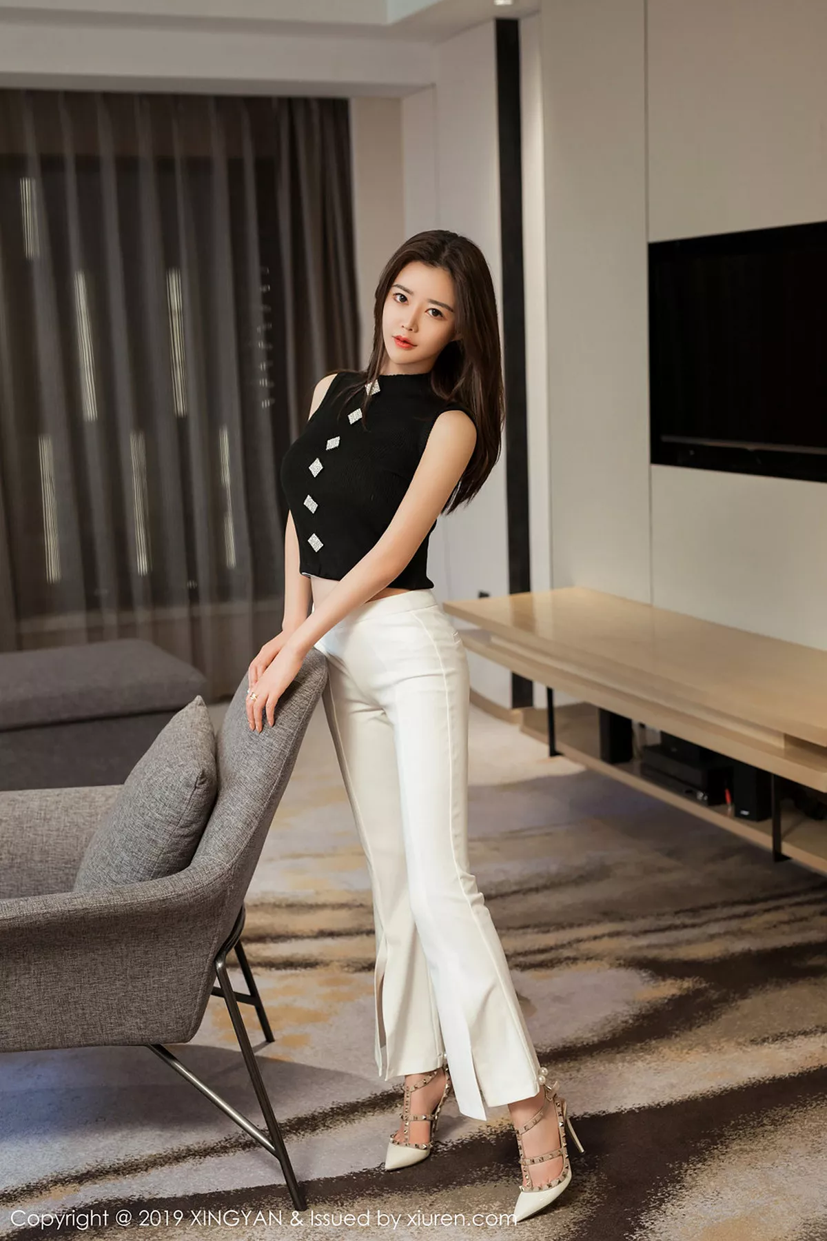 秀人集.com_[XINGYAN星颜社]Vol.109_嫩模佟蔓baby私房薄纱连体内衣透视秀美乳撩人诱惑写真36P