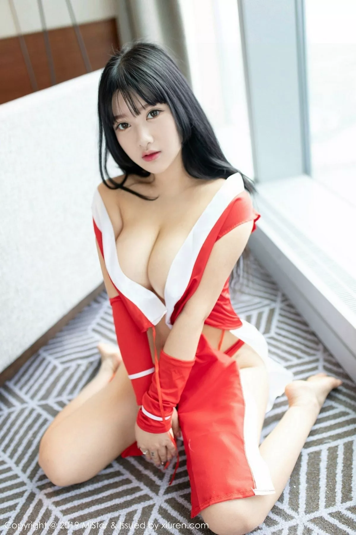 秀人集.com_[MiStar魅妍社]Vol.271_巨乳模特小尤奈私房COS不知火舞秀火辣身材喷血诱惑写真40P