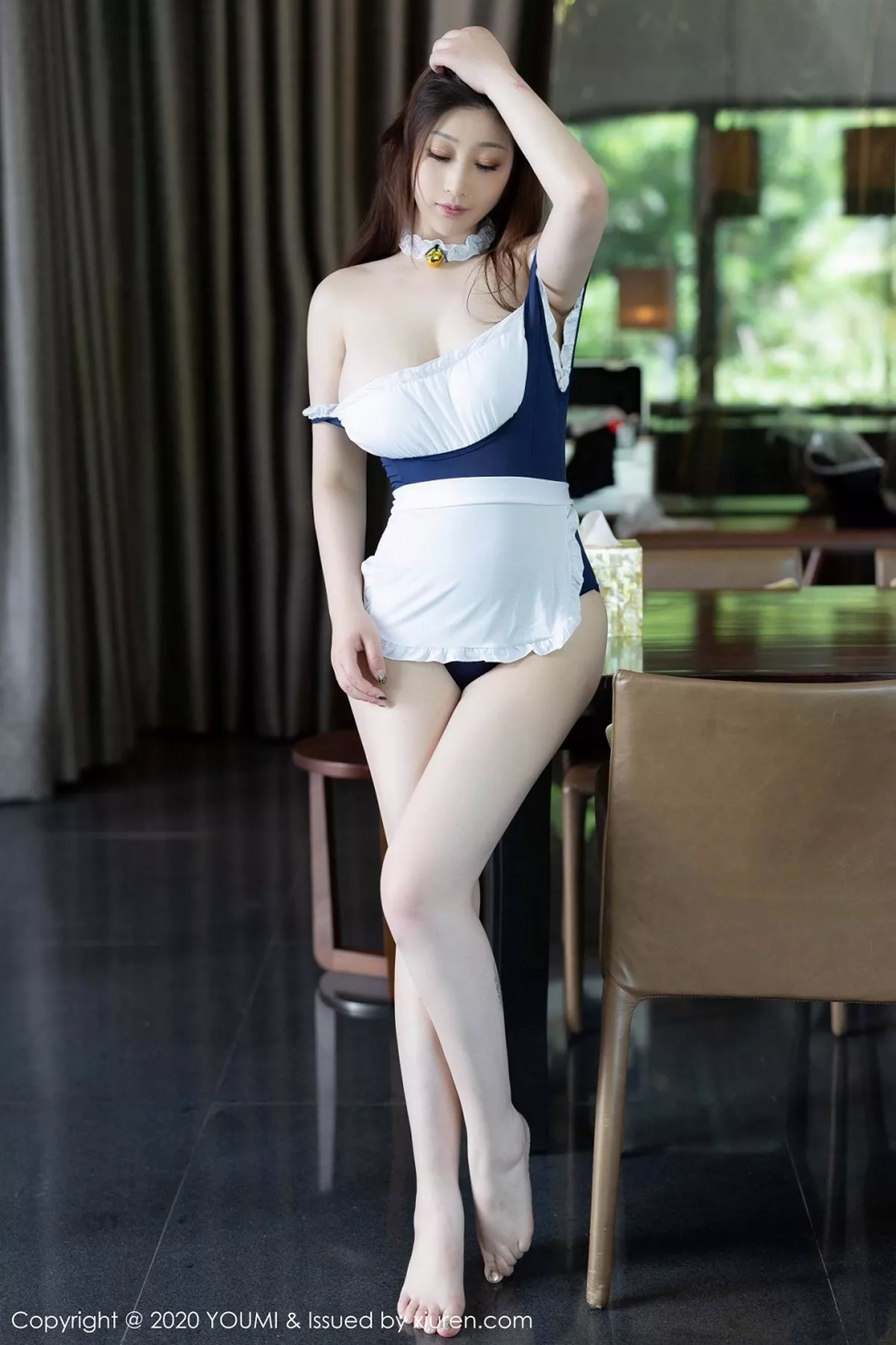 秀人集.com_[YouMi尤蜜荟]Vol.514_女神妲己_Toxic三亚旅拍私房性感女仆装秀凹凸身材惹火诱惑写真68P