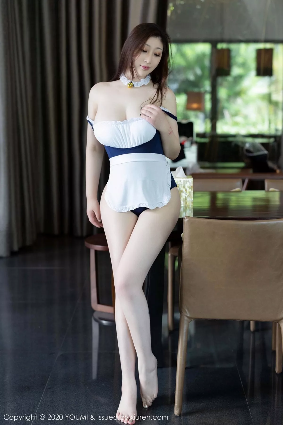 秀人集.com_[YouMi尤蜜荟]Vol.514_女神妲己_Toxic三亚旅拍私房性感女仆装秀凹凸身材惹火诱惑写真68P