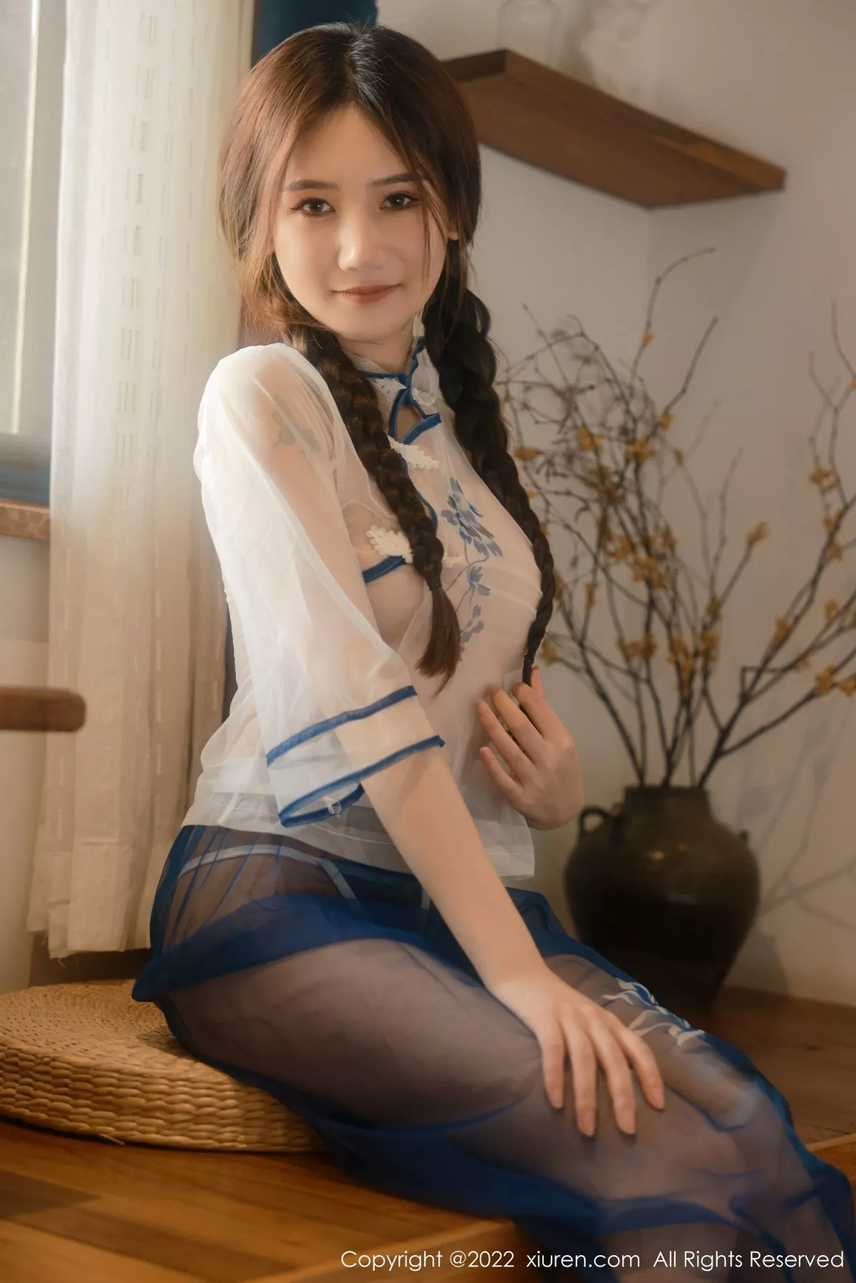 秀人集.com_[XiuRen秀人网]No.5287_模特古月小同学性感轻透古装服饰+红色情趣捆绑撩人诱惑写真54P