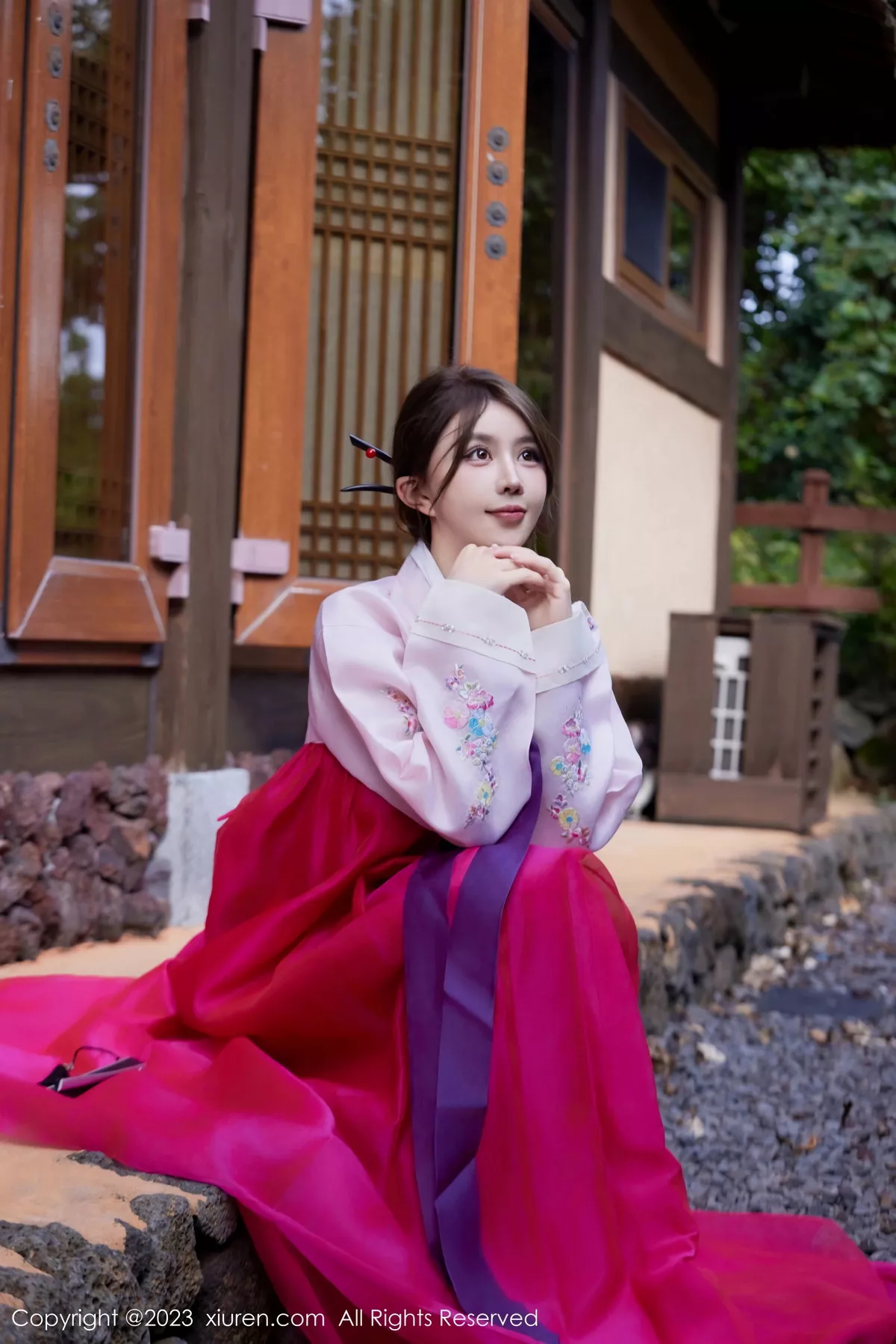 秀人集.com_[XiuRen秀人网]No.7522_模特tina_甜仔性感红色大长今服饰半脱秀凹凸身材惹火诱惑写真58P