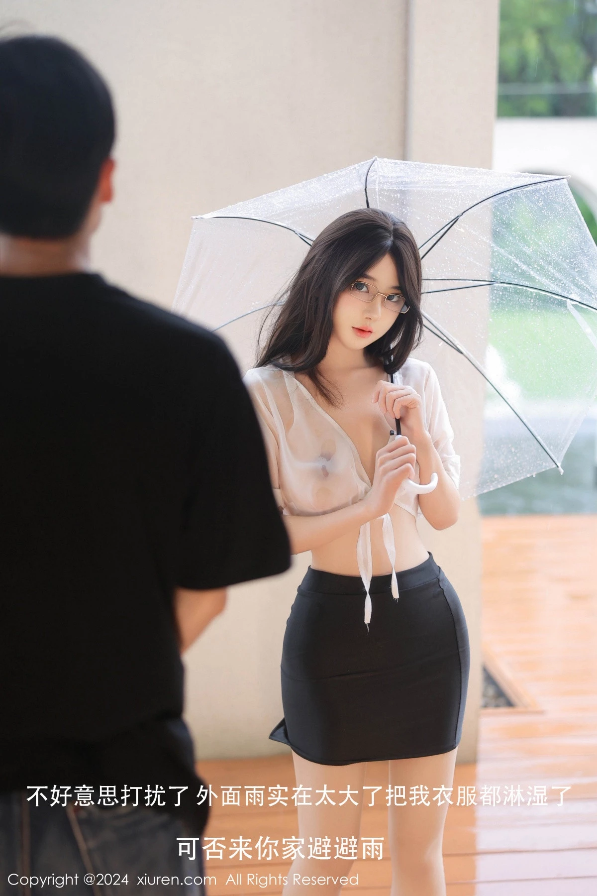 秀人集.com_[XiuRen秀人网]No.8885_模特桃妖夭性感白色轻透上衣配黑短裙露白色丝袜撩人诱惑写真92P