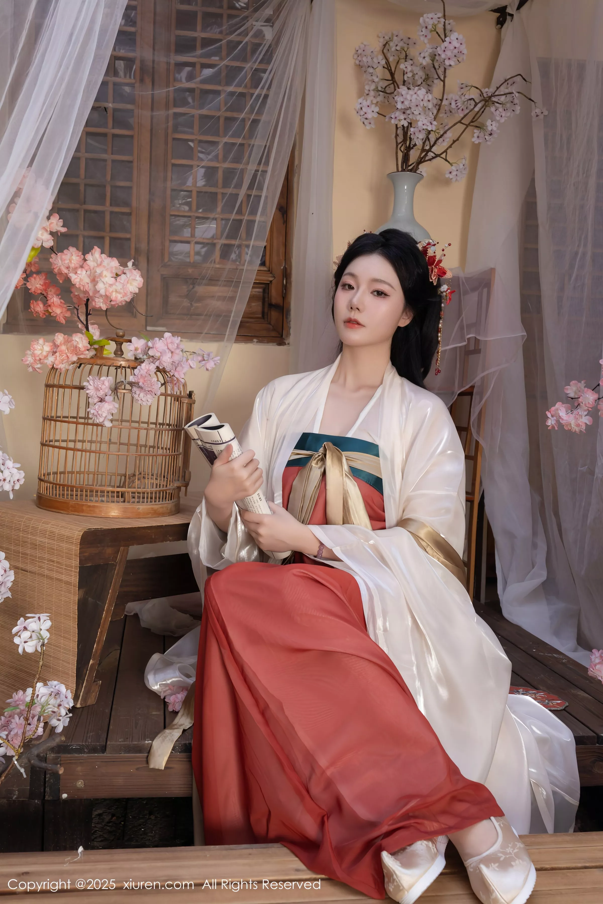 秀人集.com_[XiuRen秀人网]No.10223_模特合集女神陆萱萱＆安然anran激情互动薄纱古装撩人诱惑写真80P