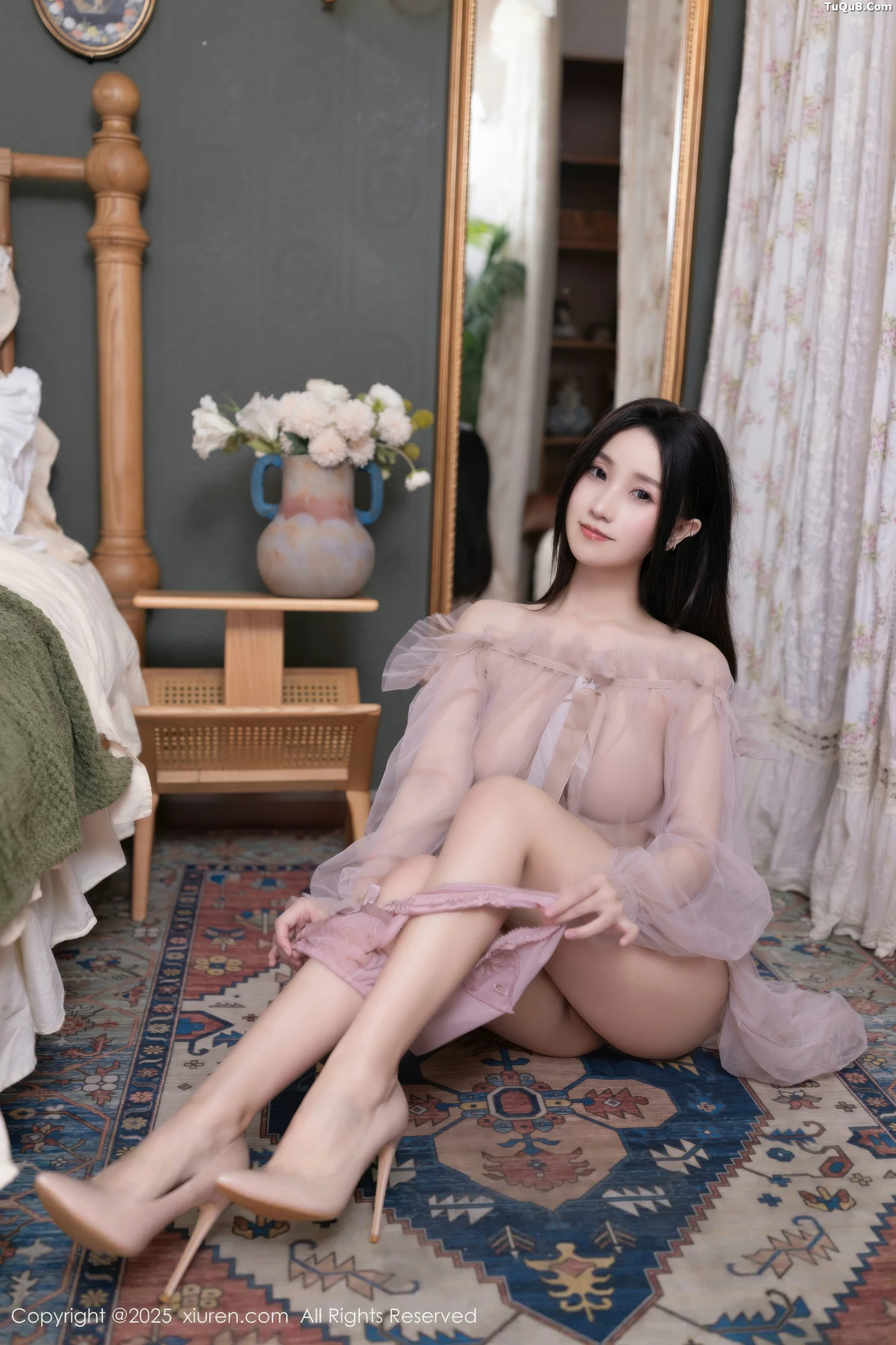 秀人集.com_[XiuRen秀人网]No.10752_模特杏子Yada性感轻透粉色薄纱露紫色内衣秀曼妙身姿诱惑写真68P
