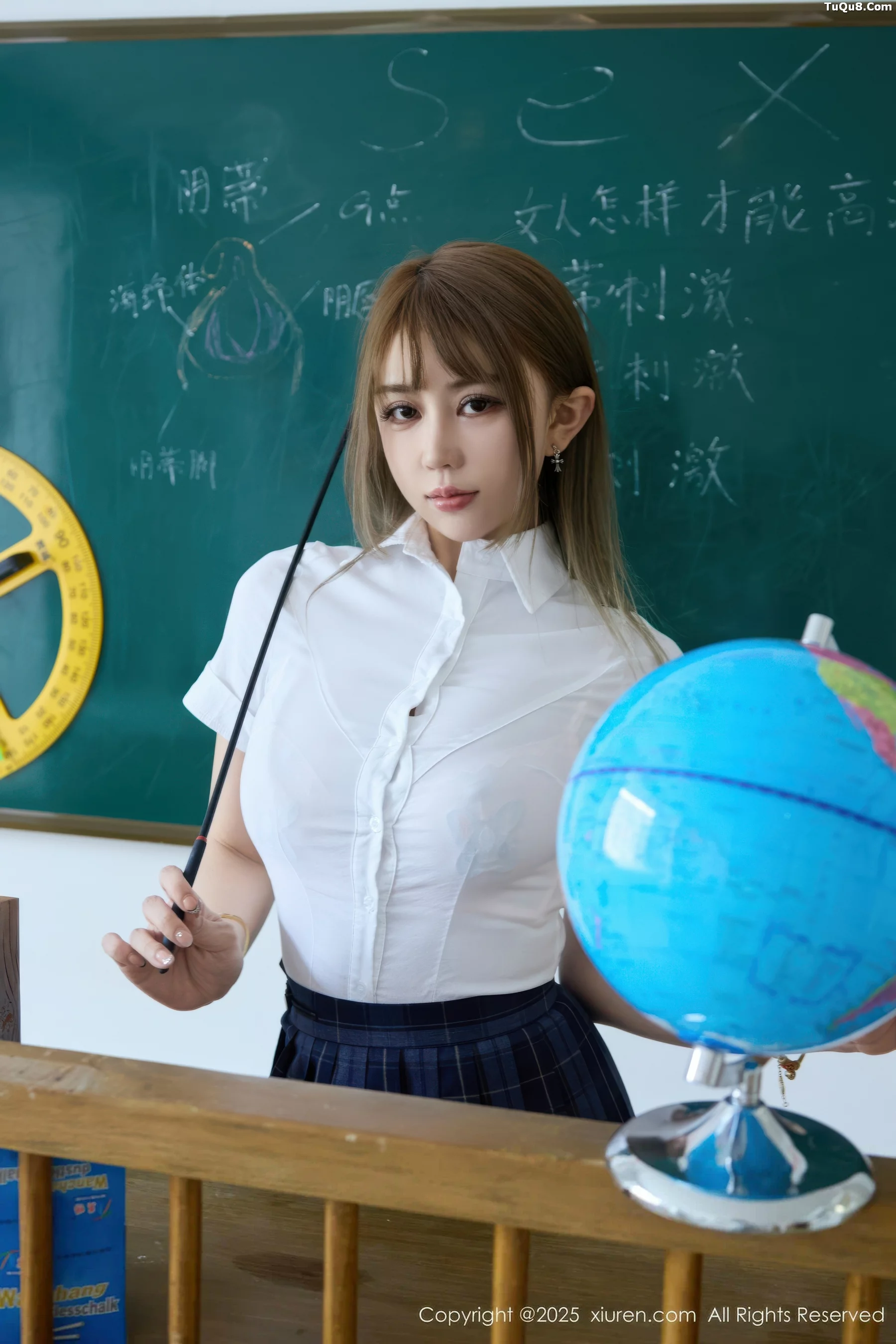 秀人集.com_[XiuRen秀人网]No.10750_模特Zoe柚柚教室场景性感JK服装配超薄肉丝秀凹凸身材诱惑写真70P