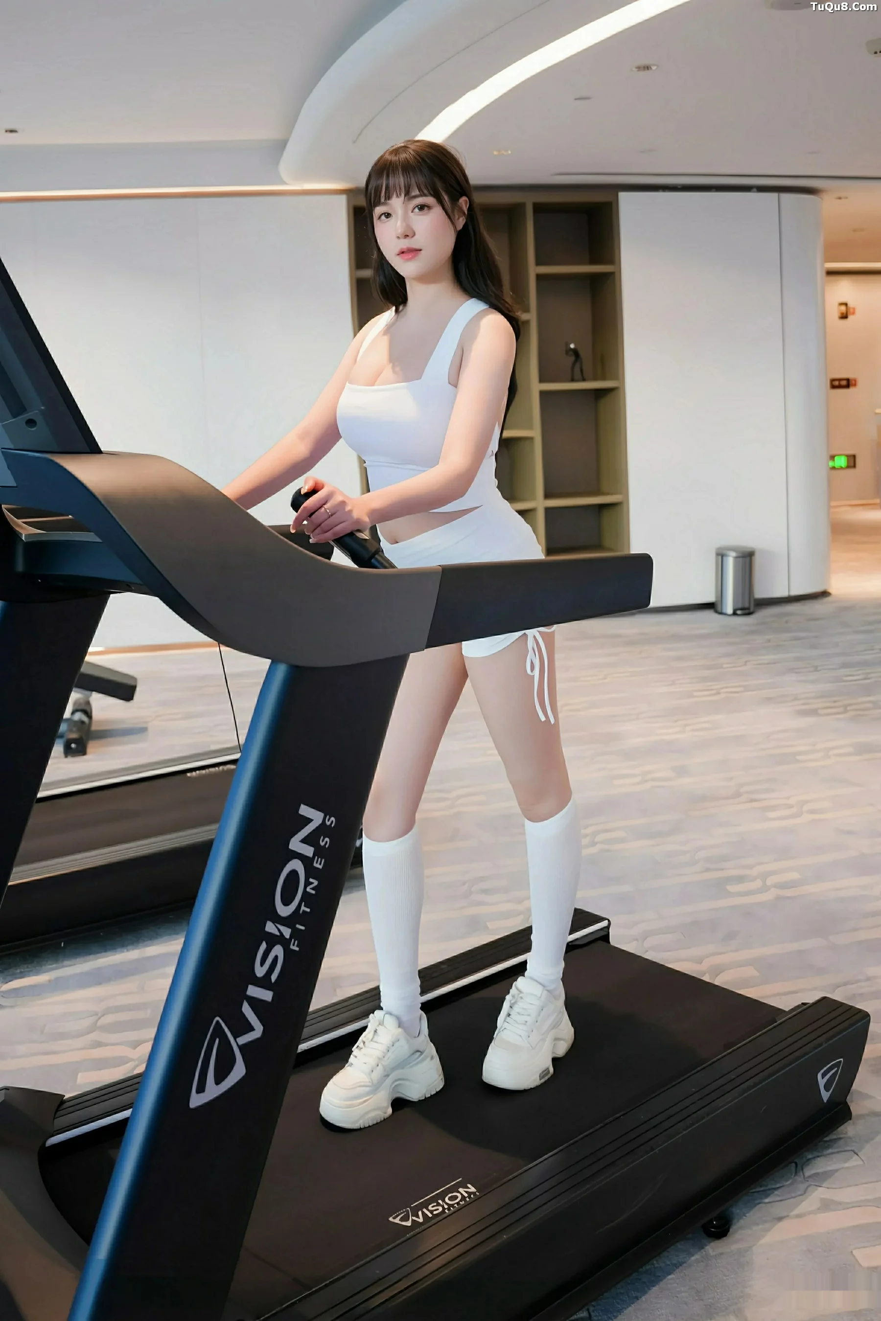 秀人集.com_[XiuRen秀人网]No.10808_模特软情健身房场景性感白色运动服配白丝袜秀曼妙身姿诱惑写真81P