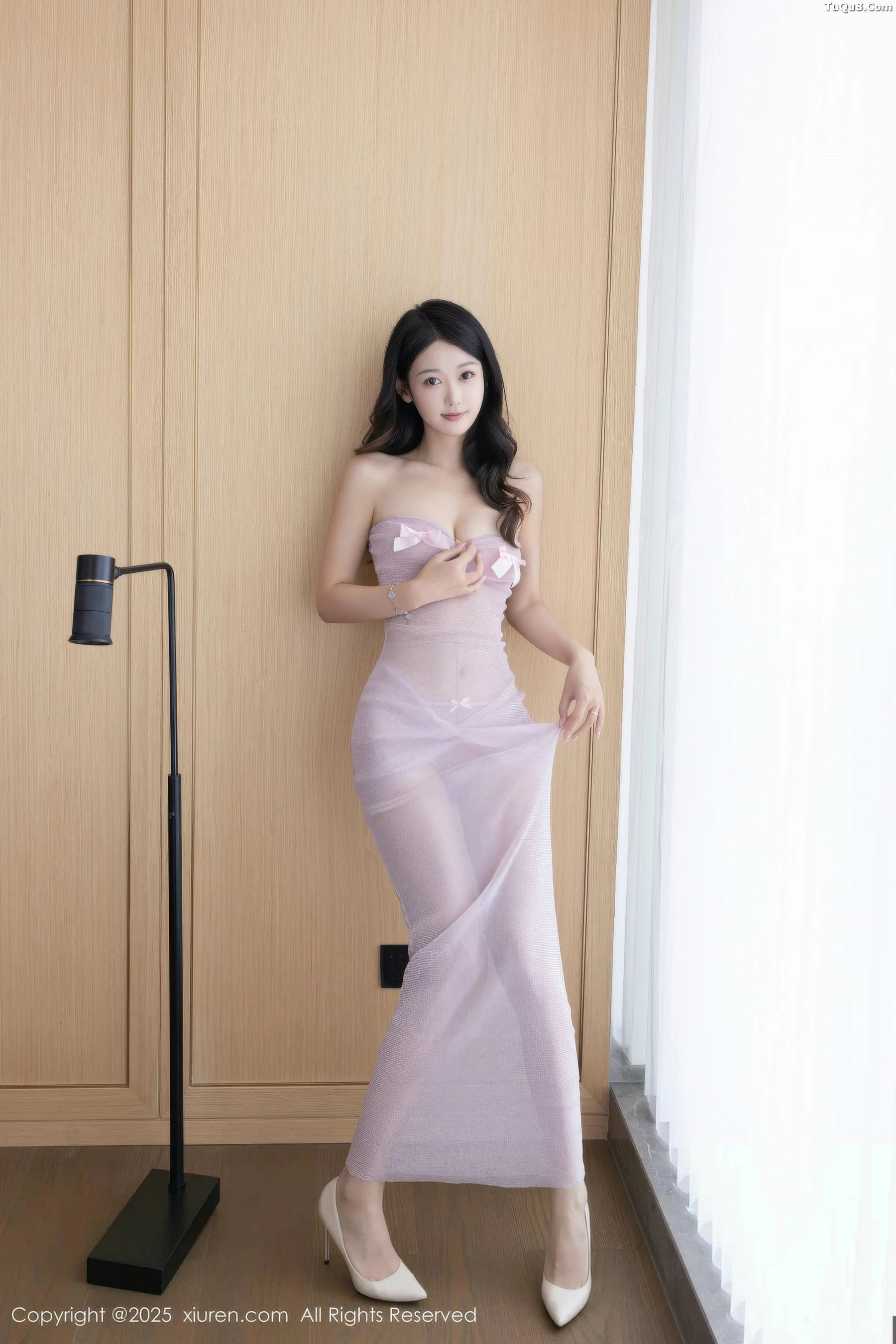 秀人集.com_[XiuRen秀人网]No.10844_模特唐安琪性感粉色连衣裙配超薄肉丝秀曼妙身姿迷人诱惑写真77P