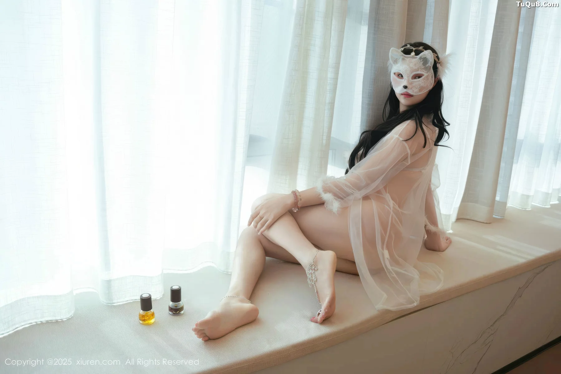 秀人集.com_[XiuRen秀人网]No.10923_模特软情性感白色薄纱露绒毛情趣内衣秀曼妙身姿惹火诱惑写真63P