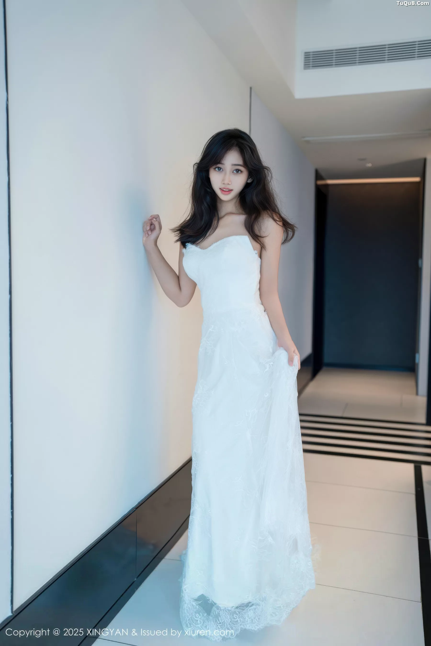 秀人集.com_[XINGYAN星颜社]VOL.419_模特时安安性感白色连衣裙配超薄白丝秀柔美身材迷人诱惑写真75P