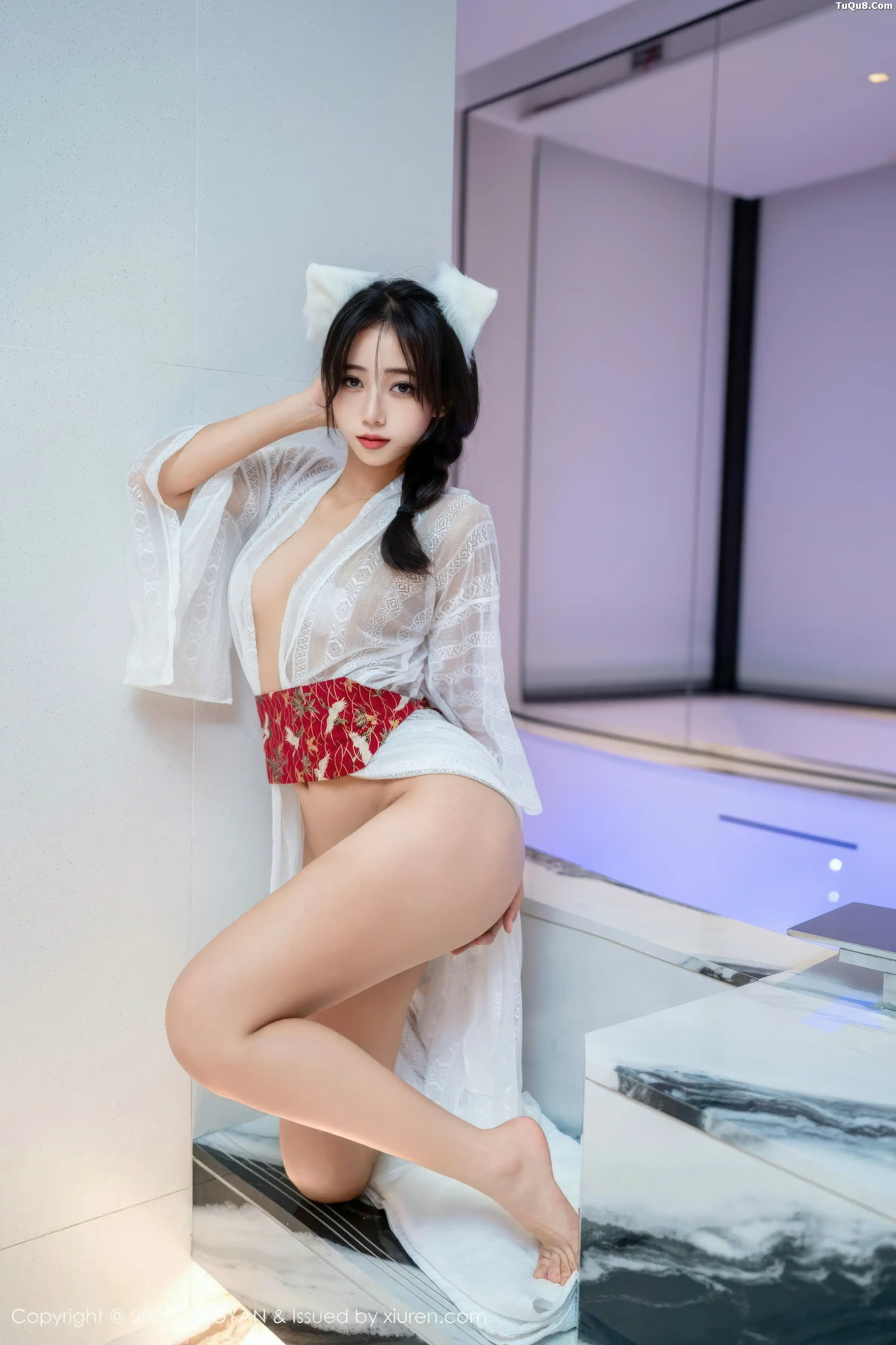 秀人集.com_[XINGYAN星颜社]VOL.442_模特时安安私房性感白色薄透连衣裙秀柔美身姿迷人诱惑写真75P