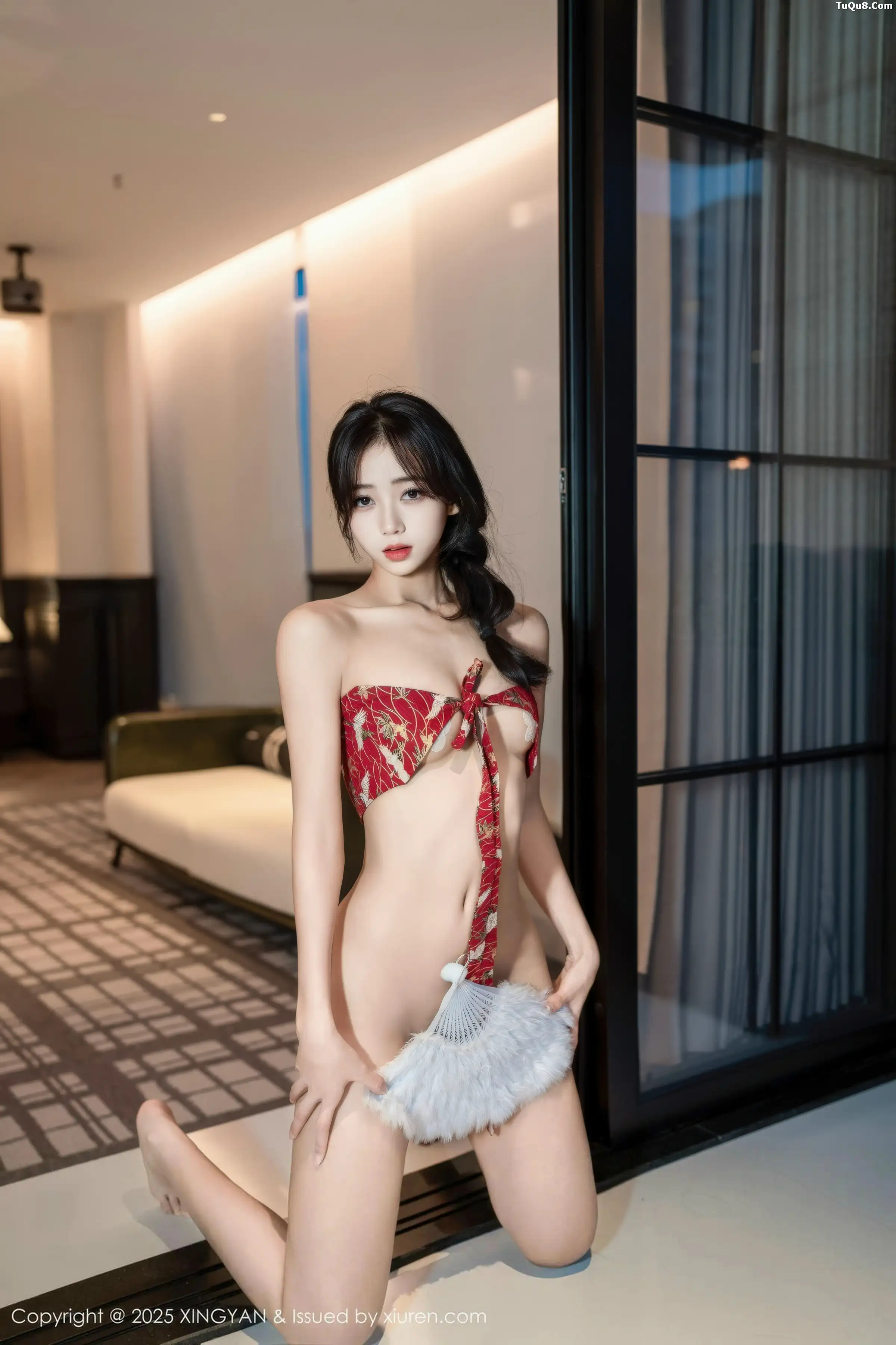 秀人集.com_[XINGYAN星颜社]VOL.442_模特时安安私房性感白色薄透连衣裙秀柔美身姿迷人诱惑写真75P