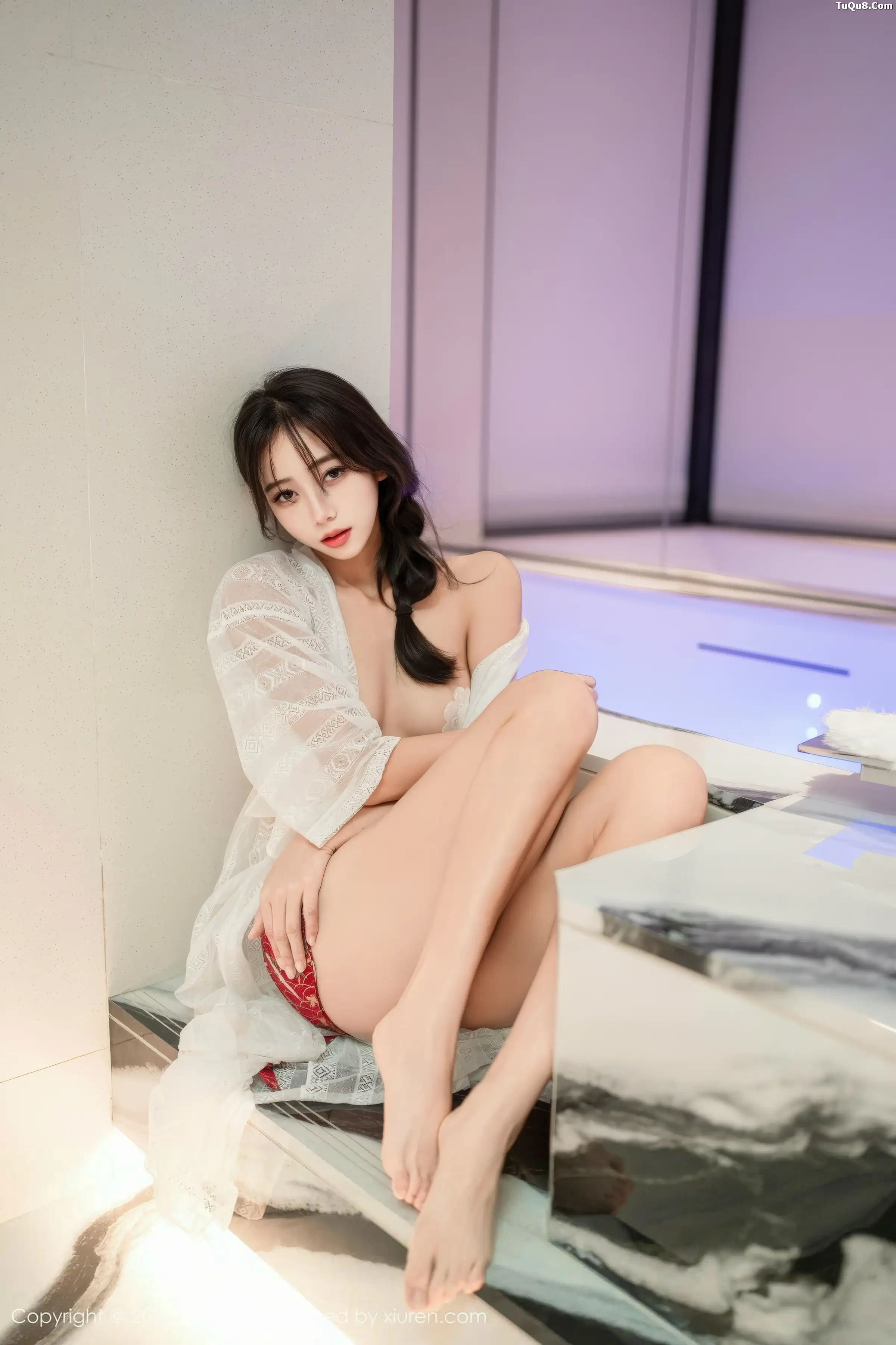 秀人集.com_[XINGYAN星颜社]VOL.442_模特时安安私房性感白色薄透连衣裙秀柔美身姿迷人诱惑写真75P